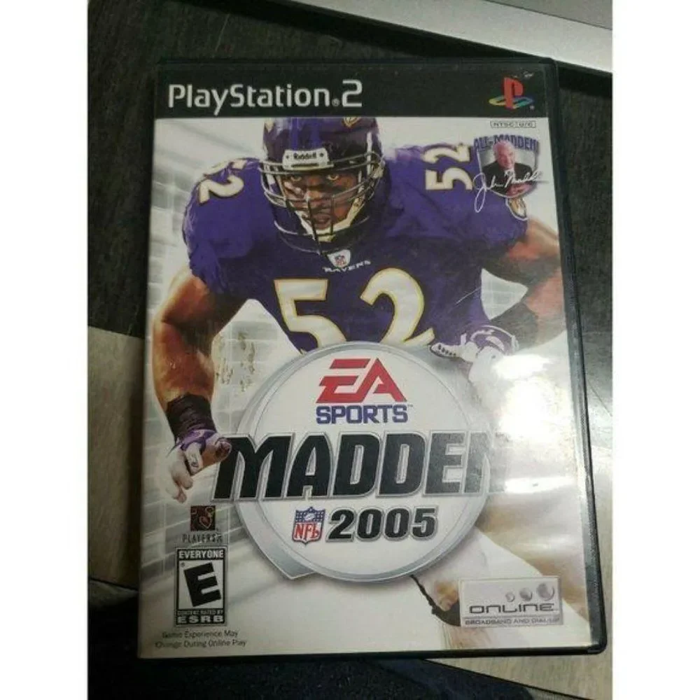 Madden NFL 2005 (Sony PlayStation‎ 2, 2004) football ps2 game sports #135547